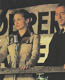 Madonna and Jonathan Pryce