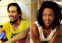 Lauryn Hill and Bob Marley