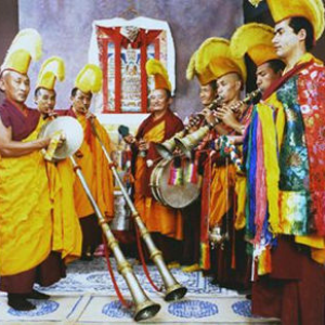 Shulamit and the Drepung Gomang Buddhist Monks